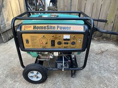 Onan HomeSite Power 6500 Watts Generator Honda Motor Electric Start Runs Great