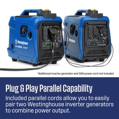 Westinghouse Open Box 2550 Watt Gas Portable Inverter Generator
