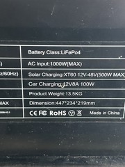 TESTED CTOLITY AP1000 Portable Power Station 1024Wh (FREE S&H)!