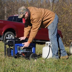Westinghouse 4,650-W Portable RV Ready Dual Fuel Gas Generator with Remote Start