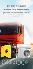 24V Parking Generator Manual-Start Silent Heavy-Duty Truck Gasoline Vehicle
