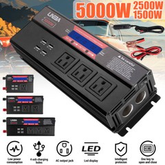 6000W Solar Power Generator Complete Solar Panel Kit 100A Home 110V Grid System