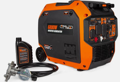 WEN 6800W Quiet Portable Dual Fuel Inverter Generator, Electric Start, CO Sensor