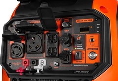 WEN 6800W Quiet Portable Dual Fuel Inverter Generator, Electric Start, CO Sensor