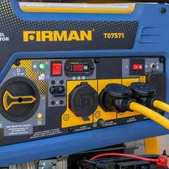 FIRMAN T07571F 9400/7500W Tri Fuel Electric Start Portable Generator 50A