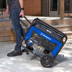 Westinghouse 3,600-Watts 4,650 Peak-Watt Gas Powered Generator With Wheel Kit