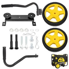 Generator Wheel Kit for 2800-4750W Generators – Folding Handle, Never-Flat Tires