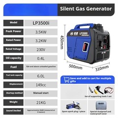 Gasoline Generator Small Household Mute Frequency Conversion Outdoor Portable