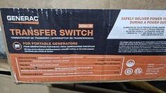 Generac 6381 50-Amp 12-16 Circuit Manual Transfer Switch for Portable Generators