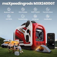 Portable 2400W Inverter Generator Lightweight 15kg 58dB with CO Auto Shutoff