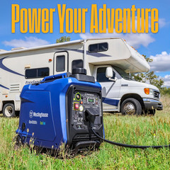 Whisper-Quiet 4000W Dual Fuel Inverter Generator with Remote Start & CO Sensor