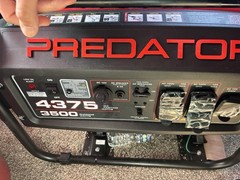 Predator 4375/3500W Power Generator Low Oil Alert CO Shutdown + Extension Cord