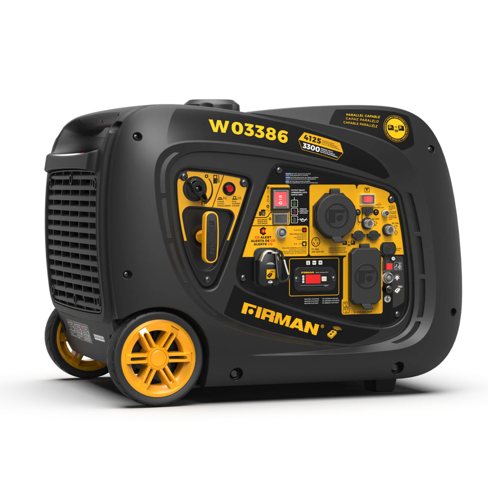 Firman Generators Inverter Portable Generator 4125W Remote Start W03386