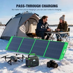 Portable Power Station Solar Generator 300~2400W ,Solar Panel Kit,for choice