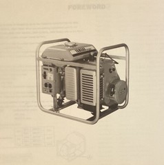 Yamaha genuine-parts book EF2800 GENERATOR 1980