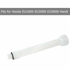 White Flexible Mess Free Oil Change Funnel Tube for Honda Inverter Generator