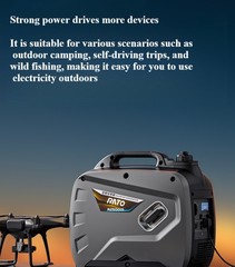 Household Small Silent Digital Inverter Emergency Outdoor Gasoline Generator