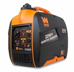WEN 2250-W Super Quiet Portable Gas Powered Inverter Generator Home RV, Ultralig
