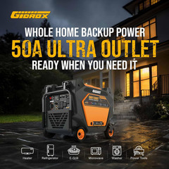 11000W Tri-Fuel Inverter Generator (Gas, Propane, Natural Gas), Quiet, 50A Outle