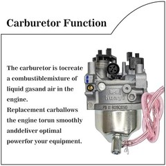 Carburetor for Cummins Onan P4500i & Westinghouse iGen4500 4500W Generator