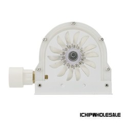 100-300W 500-4000RPM Pelton Wheel Impulse Pelton Turbine with Adapter to DIY