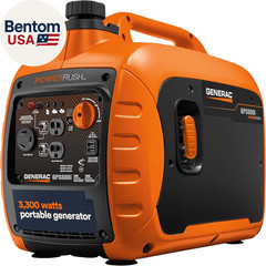 3,300-Watt Gas Powered Portable Inverter Generator – Lightweight and Compact – U