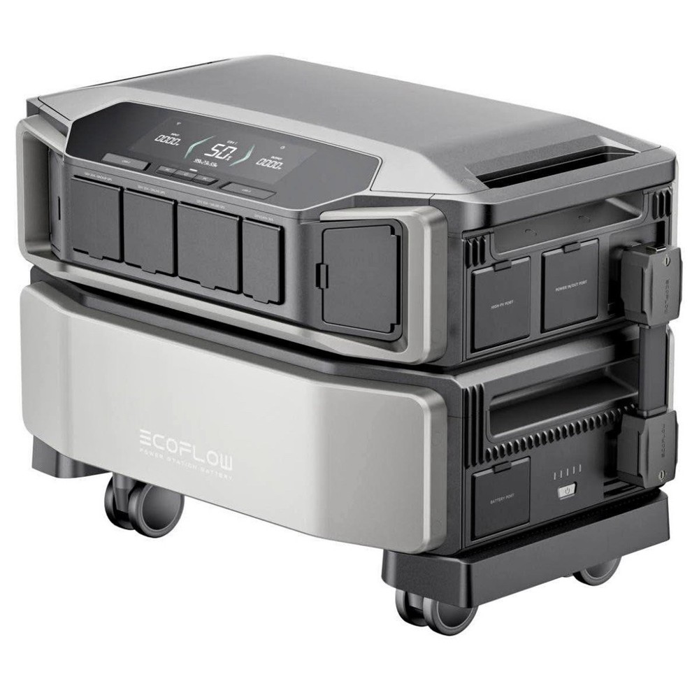 EcoFlow Portable Power Generator Black Gray
