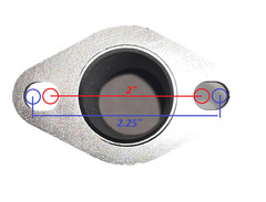 2in Exhaust Flex Pipe Adaptor for Predator 301,420,459cc, HondaGX240,GX270,GX390
