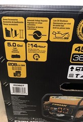 FIRMAN P03607 Portable Gas Generator, 4550/3650 Watts, Recoil Start, CARB