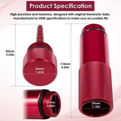 Red Oil Change Funnel and Oil Magnetic Dipstick for Honda Generator EU2200i