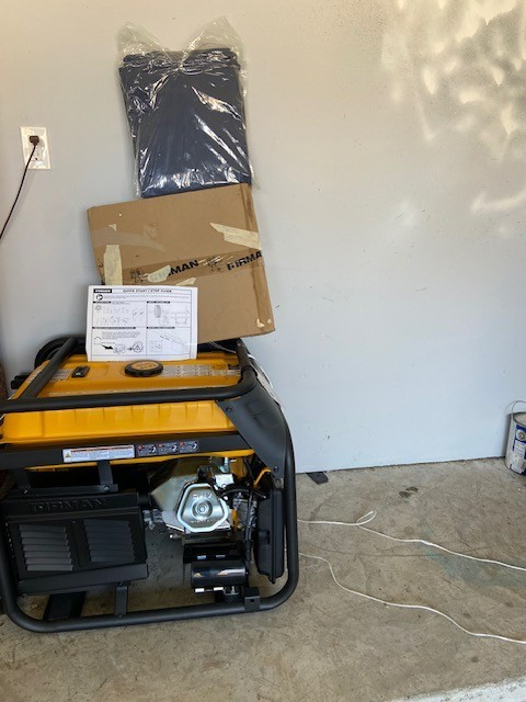 Firman Hybrid 9400 / 7500 – Watt Dual fuel Portable Generator Set never used