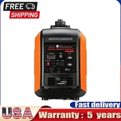 5000W Portable Inverter Generator Quiet Gasoline Powered For Outdoor Camping RV