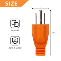 3 Pack Neutral Ground Bonding Plug for Portable Inverter Generator, Grounding Pl