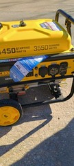 Champion Portable Generator 4450W Start 3550W Run Gasoline 120V Yellow Steel