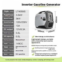 Gasoline Generator 220V Frequency Conversion Mute Portable High-power
