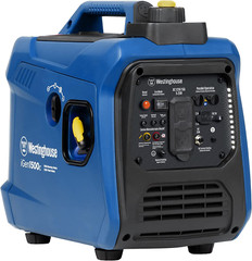 Westinghouse 1,500-W Portable Gas Inverter Generator with CO Sensor, Ultralight