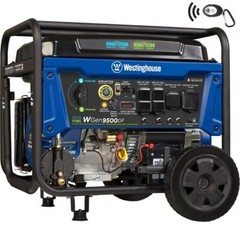 Westinghouse WGen9500DF 12,500-W Portable Dual Fuel Generator with Remote Start