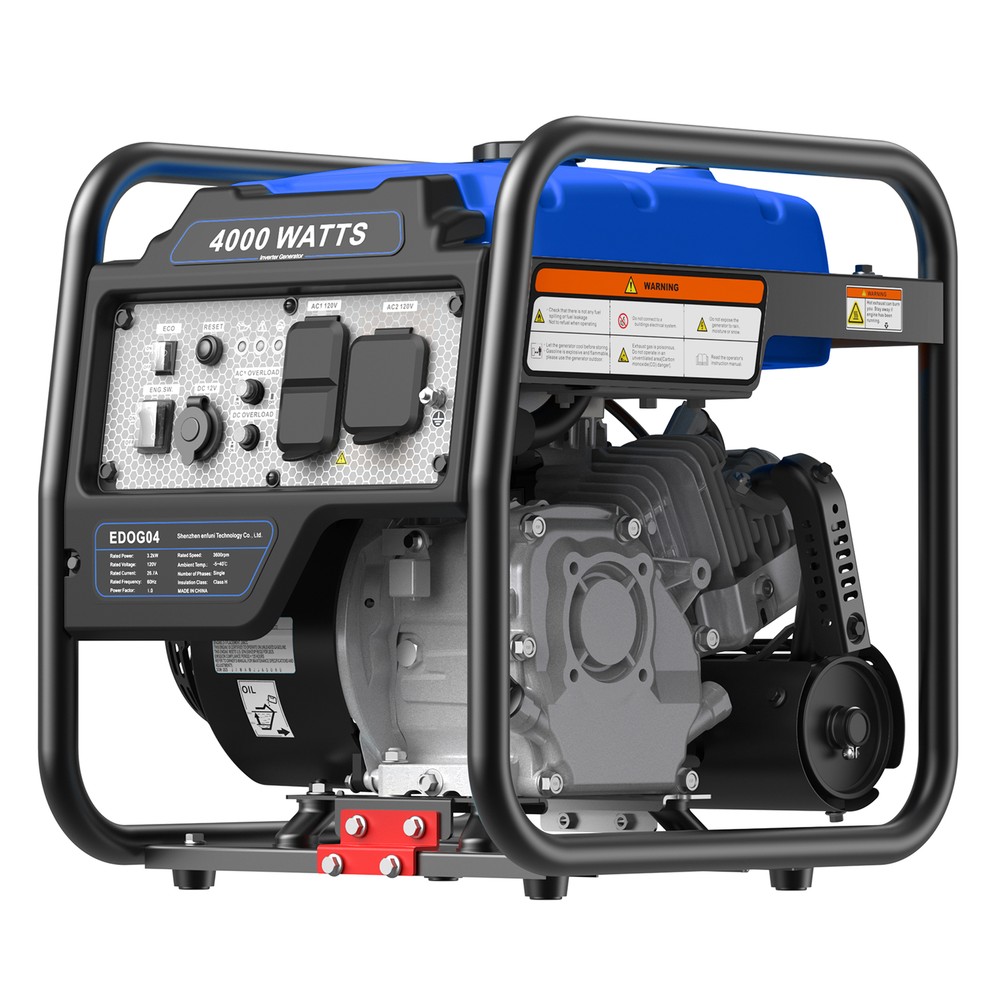 4KW Inverter Generator Portable 30 Amp Gasoline Generator for Outdoor Emergency