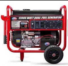 9,000-Watt Electric Start Propane and Gasoline Dual Fuel Portable Generator
