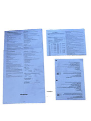 Honda GX240 GX270 GX340 GX390 Owners Manual
