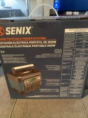 Senix ps300 portable power 300W(600W peak) AC, USB a, c 12v DC car charger,