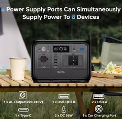 OUKITEL P800E Power Station 800W 512Wh LiFePO4 Solar Battery Generator