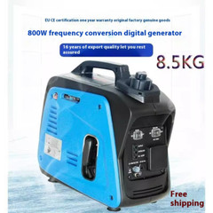 220V Portable Silent Camping Gasoline Power Inverter Generator Set 800W