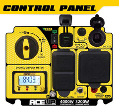 4000 Watt Inverter Generator Portable 149Cc, Gas Powered Generator Quiet for Hom