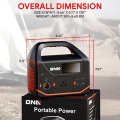 330W Portable Solar Power Bank Station Outdoor Camping Home Emergency Generator