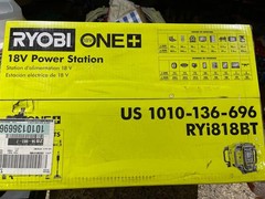 NEW!! RYOBI RYi818BT ONE+ 18 Volt Power Station 3000 Starting Watts (TOOL ONLY)