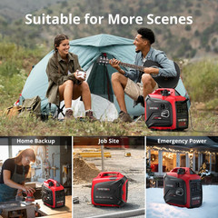 2500W Super Quiet Inverter Generator – Lightweight & RV Ready, Long Runtime