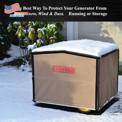 Generator Shed Combining Generator Covers While Running & Generator Covers NEW