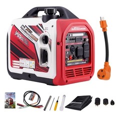 Portable 4000 Watt Inverter Generator with RV Power Adapter Cord 15Amp to