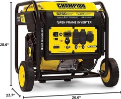 Champion 6,250-Watt Super Quiet Portable RV Ready Gas Powered Inverter Generator